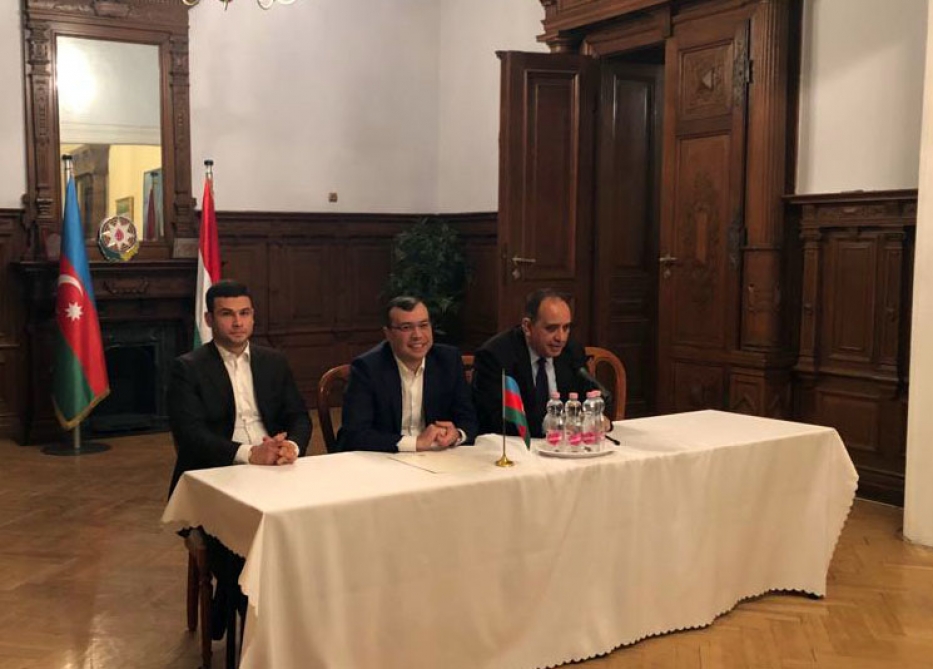 Əmək və Sosial Müdafiə naziri Macarıstanda azərbaycanlı tələbələrlə görüşüb