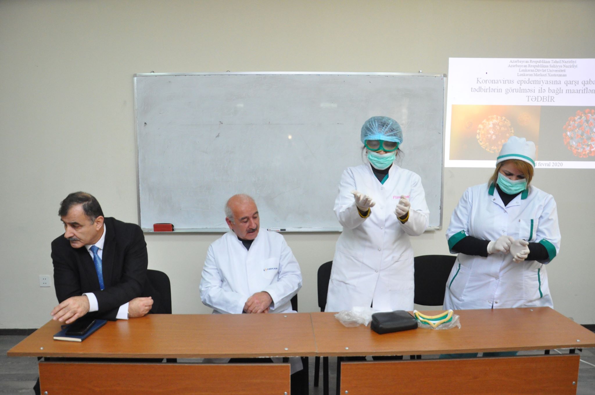 Lənkəran  Dövlət Universitetində  koronovirusla bağlı tədbir keçirilib