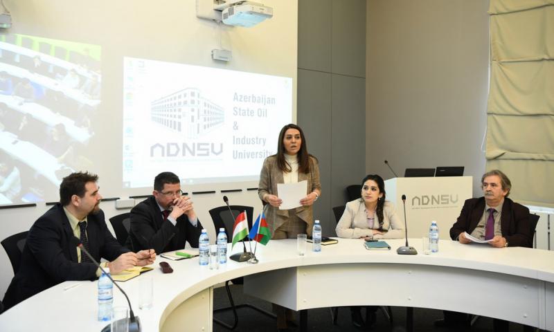 Macarıstan səfirliyinin nümayəndə heyəti ADNSU-da