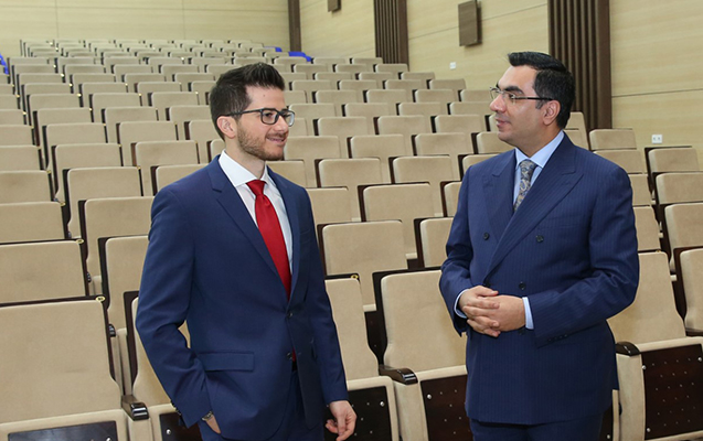 İsrail səfiri Bakı Ali Neft Məktəbində - Fotolar