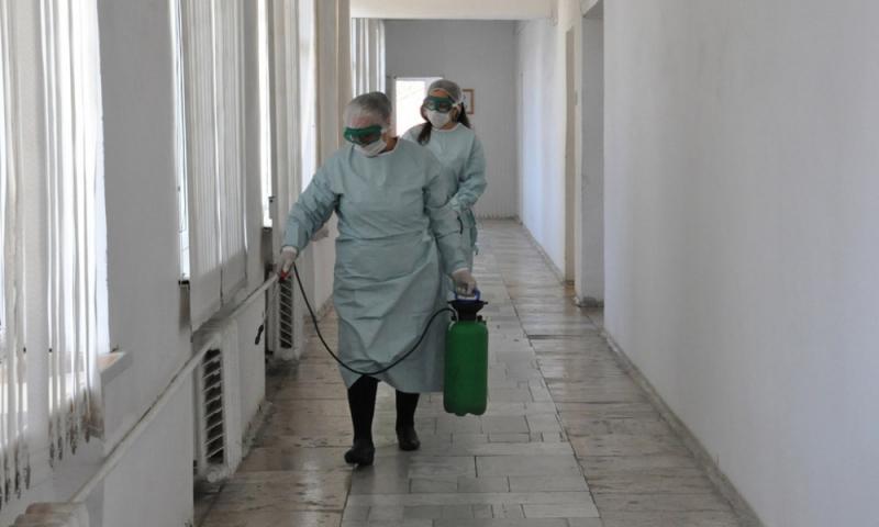 Mingəçevir Dövlət Universitetində dezinfeksiya tədbirləri
