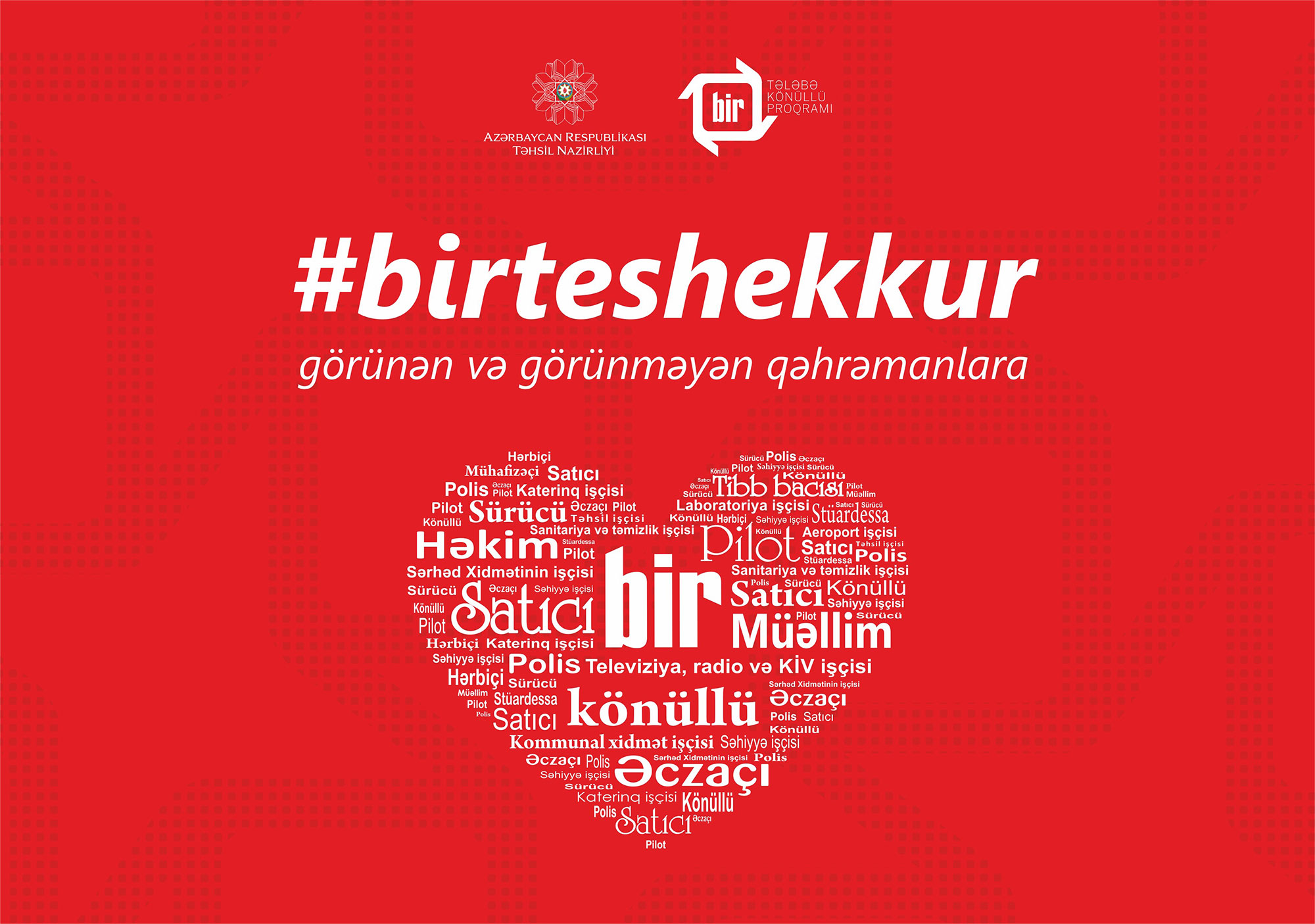 #birteshekkur ilə minnətdarlığını BİLDİR
