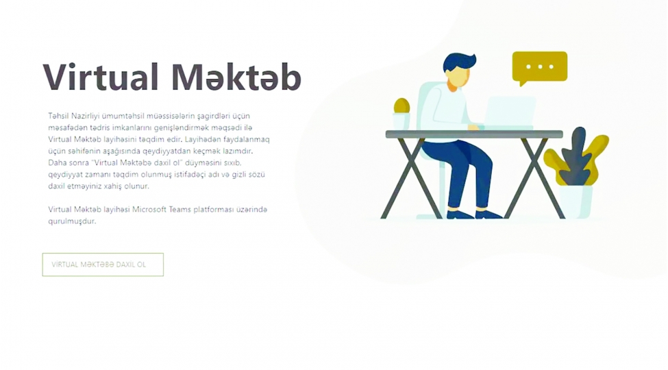 “Virtual məktəb” layihəsi nələr vəd edir?