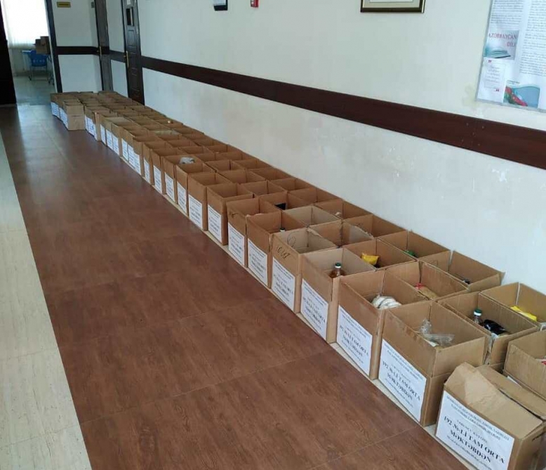 Məktəb kollektivlərindən xeyriyyə aksiyaları