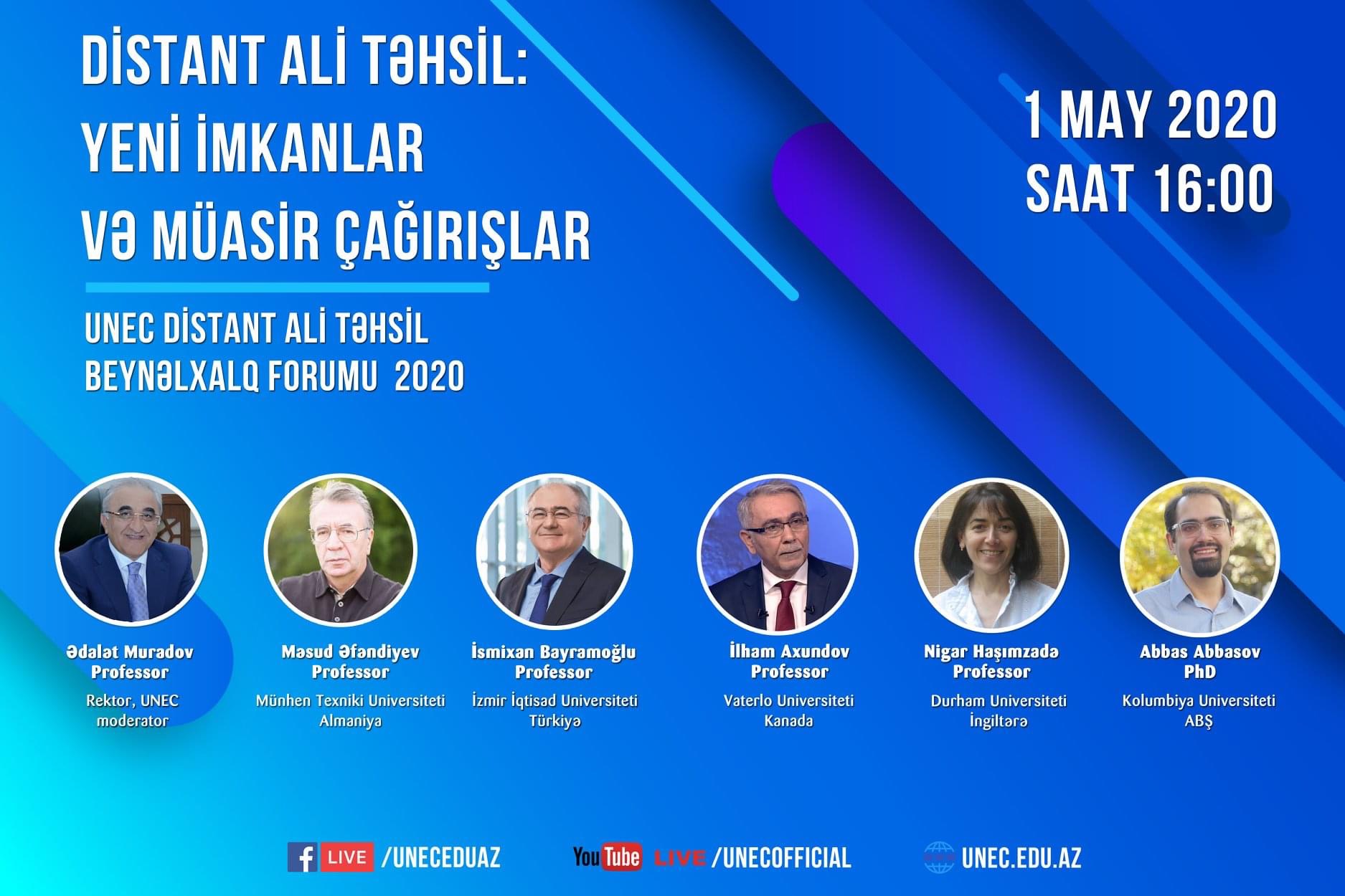 “DİSTANT ALİ TƏHSİL: YENİ İMKANLAR VƏ MÜASİR ÇAĞIRIŞLAR» 