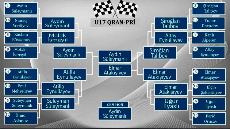 Şahmat üzrə onlayn Qran-pri turniri başa çatıb