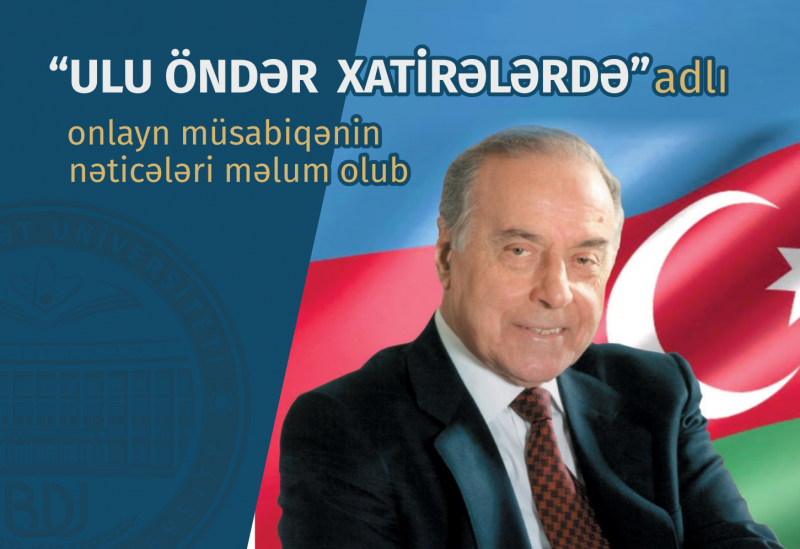 “ULU ÖNDƏR XATİRƏLƏRDƏ” adlı onlayn müsabiqə başa çatıb