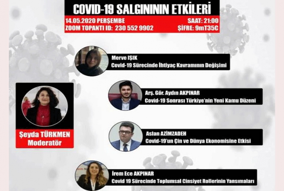 UNEC-in gənc tədqiqatçıları türkiyəli həmkarları ilə COVID-19 virusunun təsirlərindən danışıblar