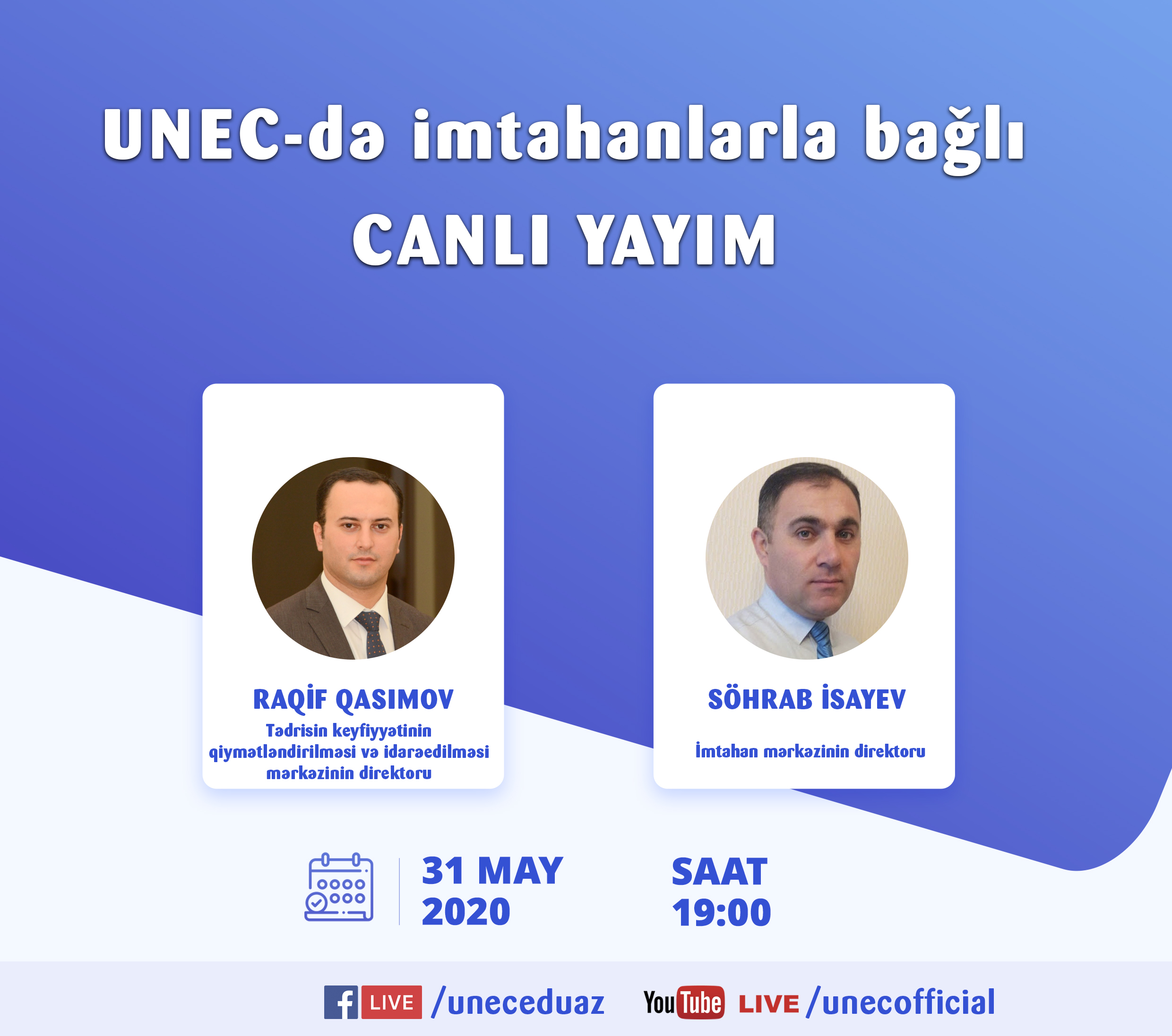 UNEC  tələbələrinin nəzərinə!