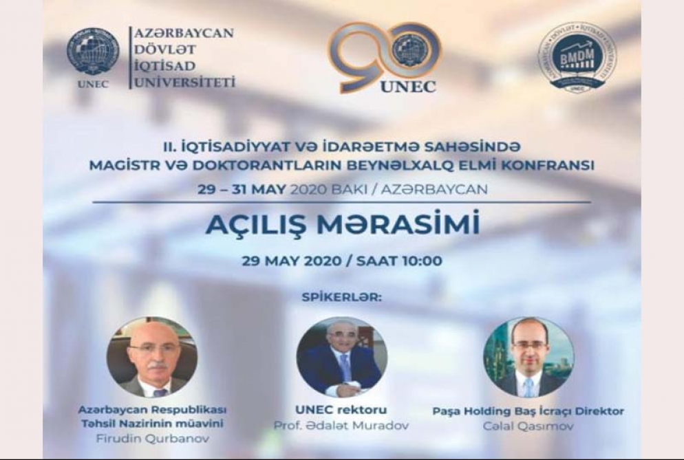 UNEC-də magistr və doktorantların beynəlxalq elmi konfransı keçirilir