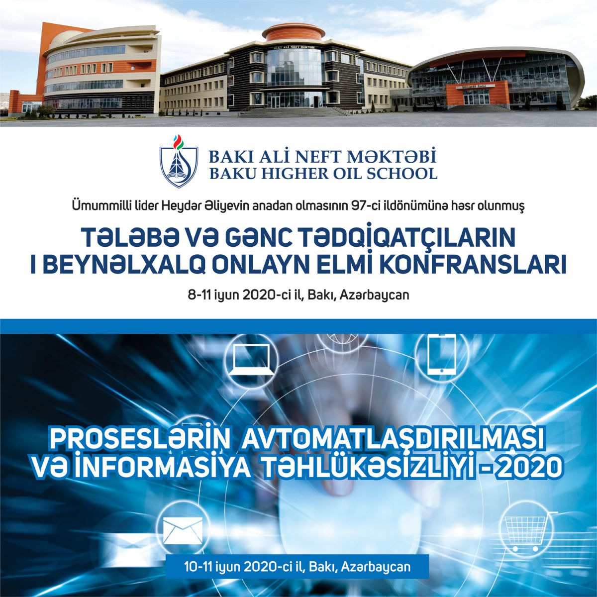 Tələbə və Gənc Tədqiqatçıların I Beynəlxalq Elmi Konfransları davam edir