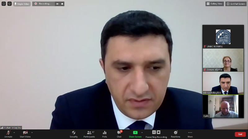 UNEC-in bakalavr və magistr məzunu ilə görüş keçirilib    