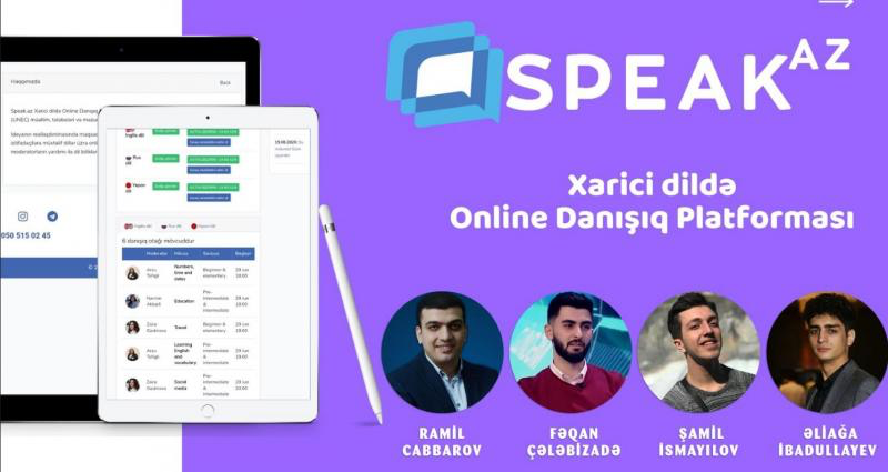 UNEC-in müəllim və tələbələrinin birgə startapı: “Speak.az