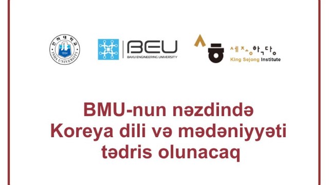 BMU-nun nəzdində Koreya dili və mədəniyyəti tədris olunacaq