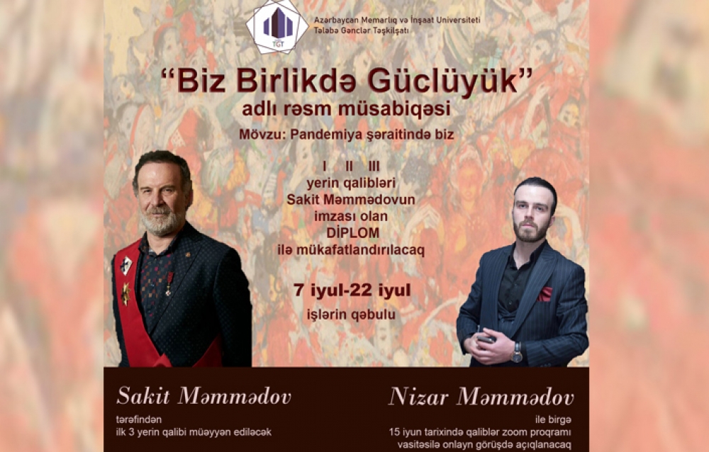 Rəsm müsabiqəsinə əl işlərin qəbulu davam edir