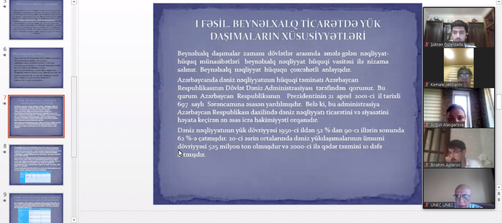 UNEC-də magistr dissertasiyalarının müdafiəsi başa çatıb