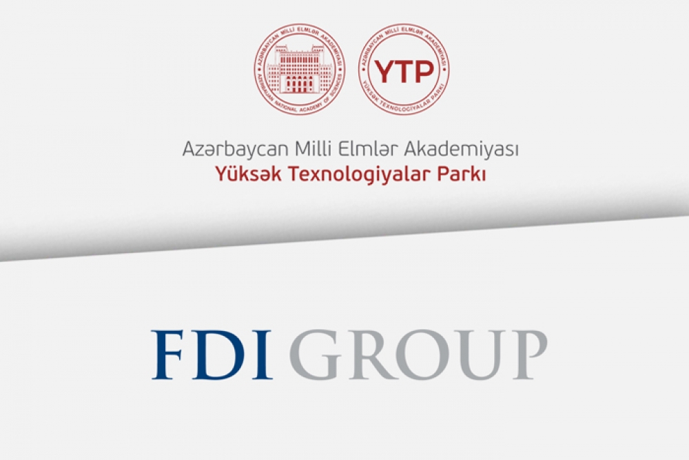 AMEA Yüksək Texnologiyalar Parkı ilə “FDI Group” arasında əməkdaşlığa dair memorandum imzalanıb