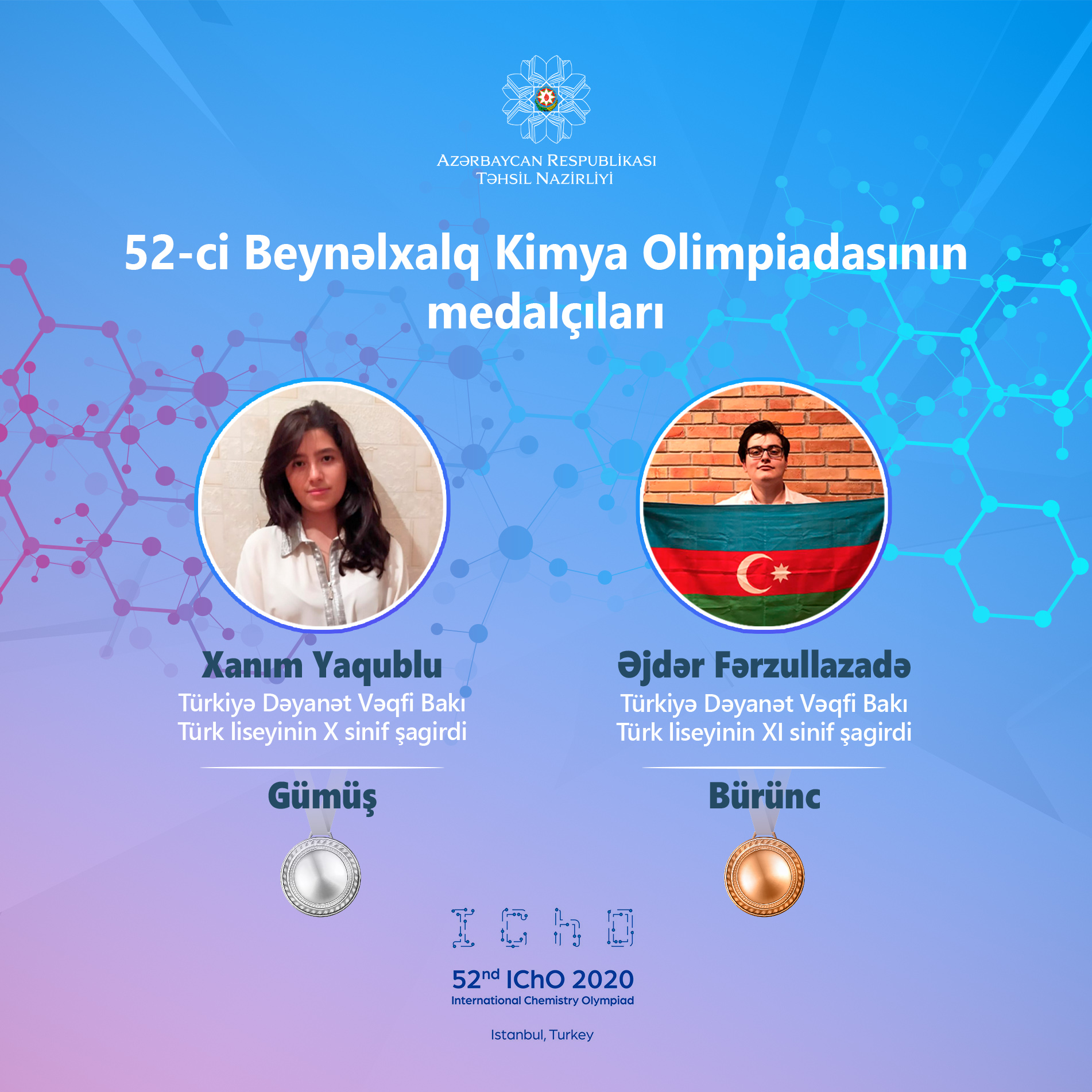 Məktəblilərimiz beynəlxalq olimpiadada daha bir uğur qazandılar