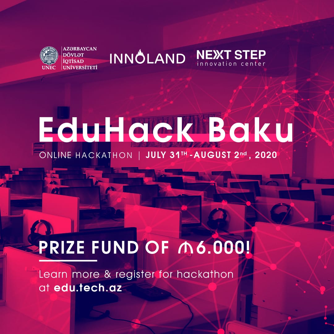 “EduHack” hakatonuna 24 yerli və 21 xarici universitetdən müraciət daxil olub