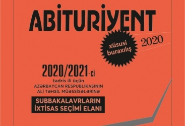 “Abituriyent” jurnalının xüsusi buraxılışı çapdan çıxıb