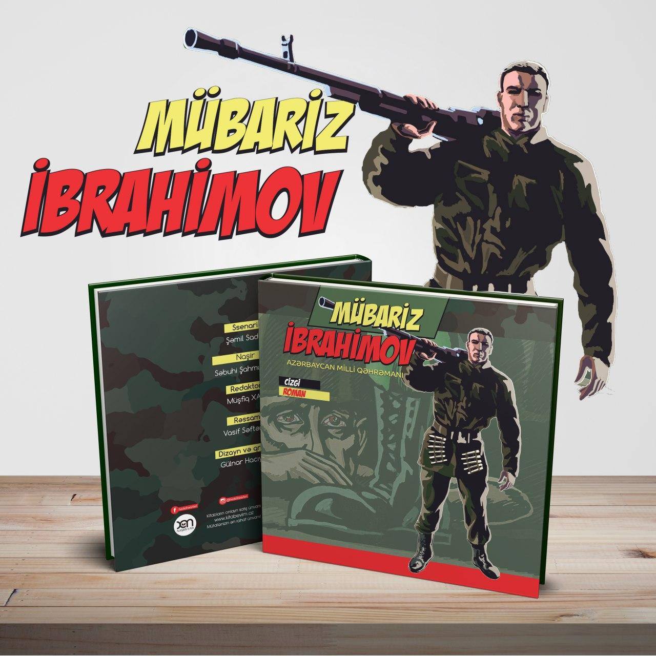 Mübariz İbrahimov haqqında cizgi roman çap olundu