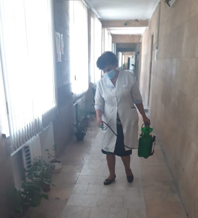 Mingəçevir Dövlət Universitetində növbəti dəfə tibbi-profilaktik və dezinfeksiya işləri aparılıb