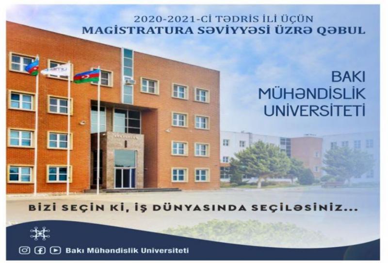 BMU-nun magistratura səviyyəsi üzrə qəbul planında uğurlu göstəricilər