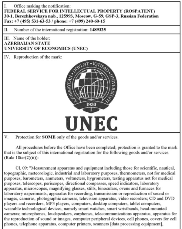 UNEC brendi Rusiyada da tanındı