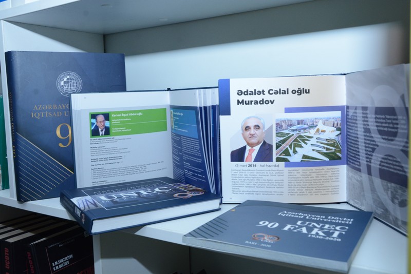 UNEC-in 90 illik yubileyinə töhfə: nəfis tərtibatda kitablar    