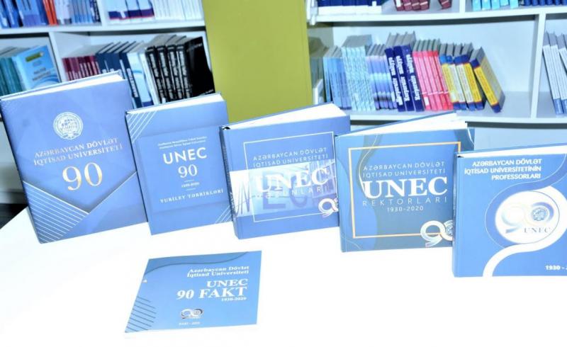 UNEC-in 90 illik yubileyinə töhfə: nəfis tərtibatda kitablar