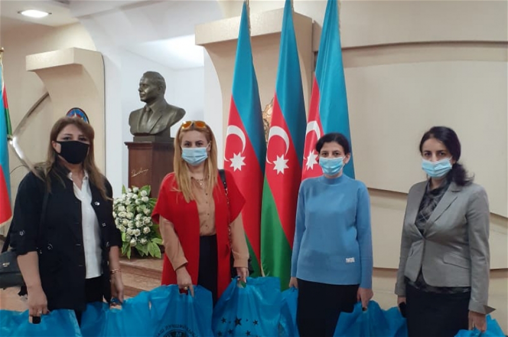 Azərbaycan Dillər Universitetinin əməkdaşlarından orduya dəstək davam edir