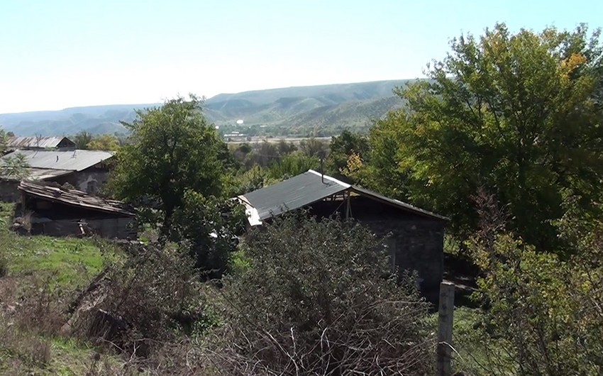 Qubadlının azad olunan Qiyaslı və Sarıyataq kəndindən VİDEO