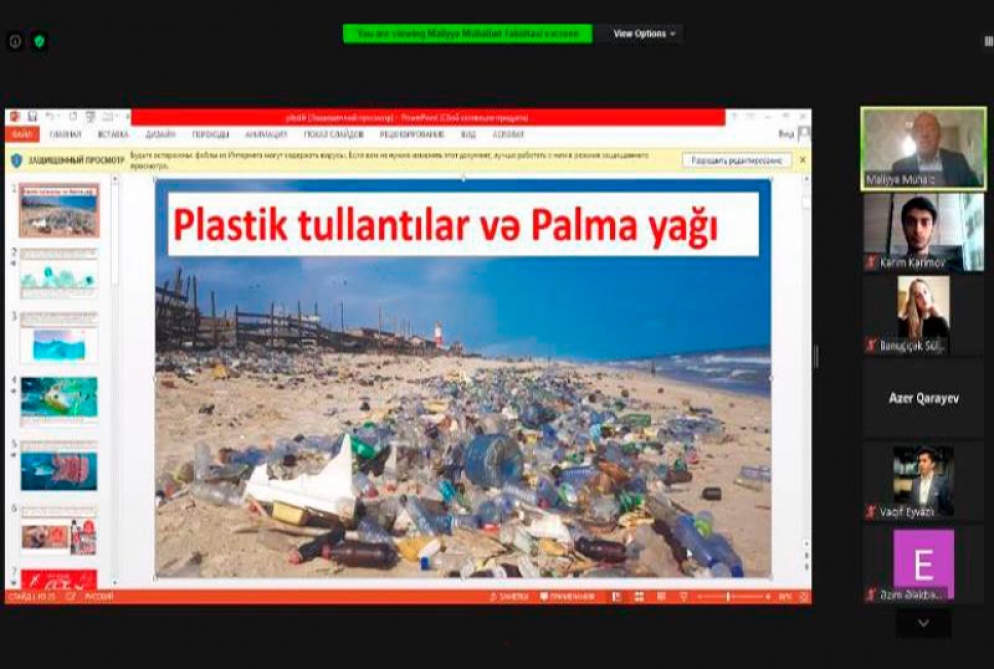 UNEC-də seminar: Plastik qablaşdırma tullantılarının ətraf mühitə zərərinin azaldılması  