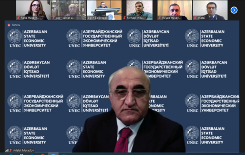 UNEC-də vətən müharibəsi ilə bağlı müzakirə - FOTO/VİDEO
