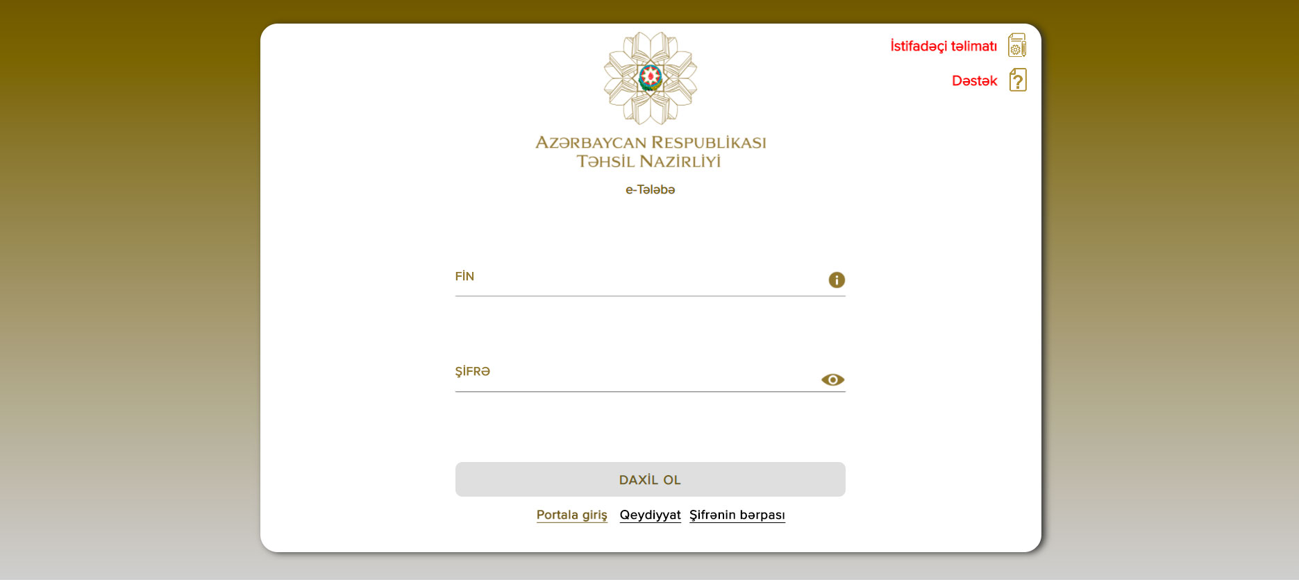 Tələbələrin təhsil  haqqılarındakı  güzəşt  üçün  qeydiyyatı  başa çatdı  