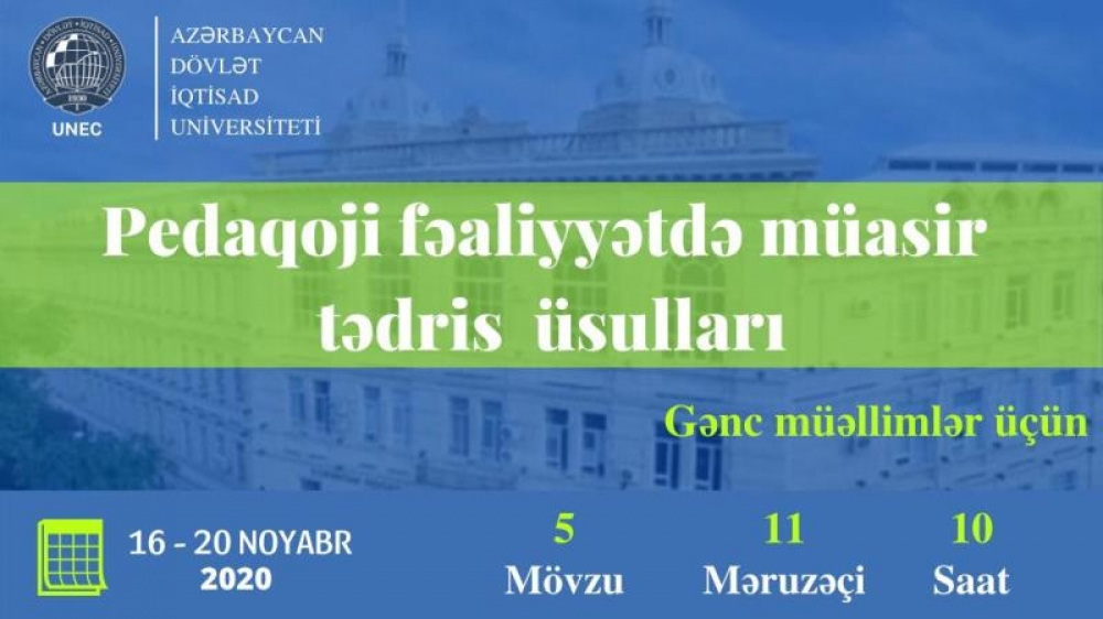 UNEC-də onlayn təlimlərə start verilir  