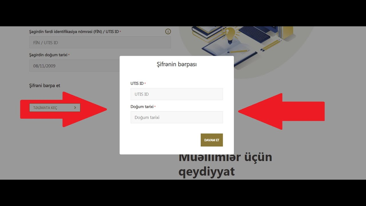 “Virtual  məktəb”də  şifrəni  bərpa  etməyin  ən  asan  yolu – FOTO