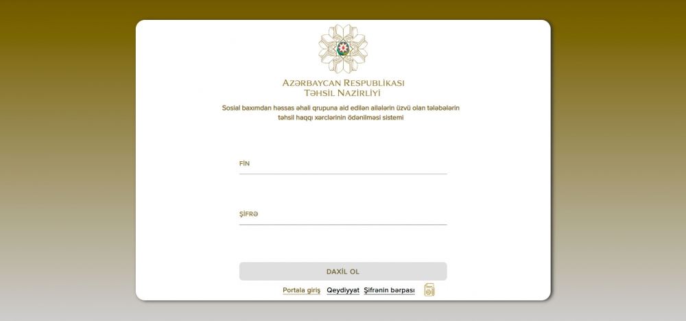 Təhsil Nazirliyi tələbələrə müraciət eti    