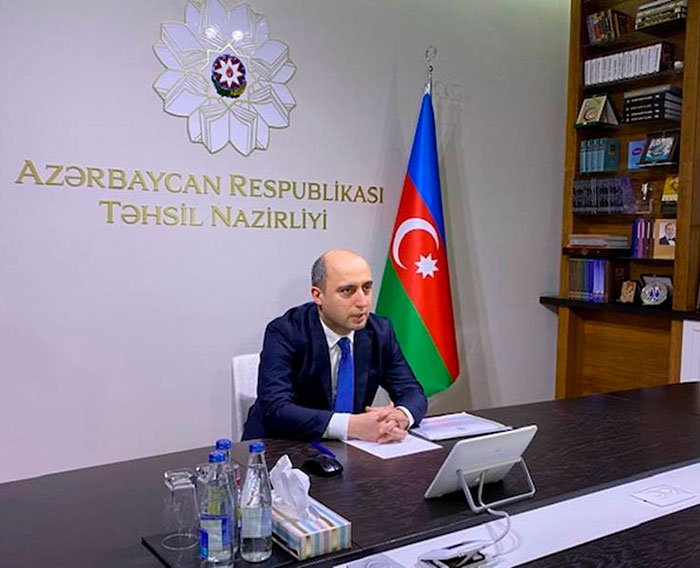 Təhsil naziri rektorlarla onlayn görüşüb  