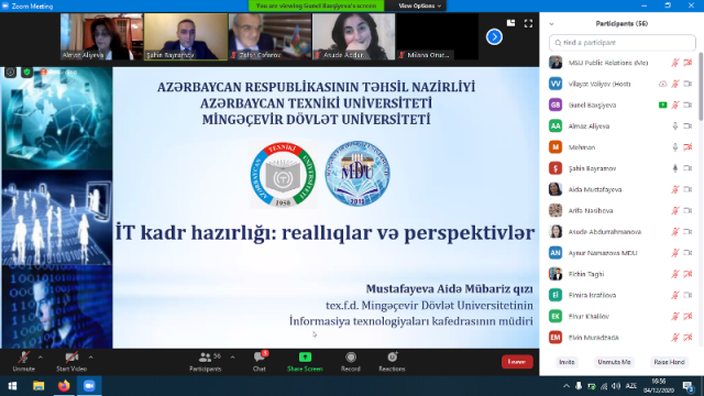 AzTU və MDU birgə təşkilatçılığı ilə növbəti nəzəri-praktiki seminar keçirilib  