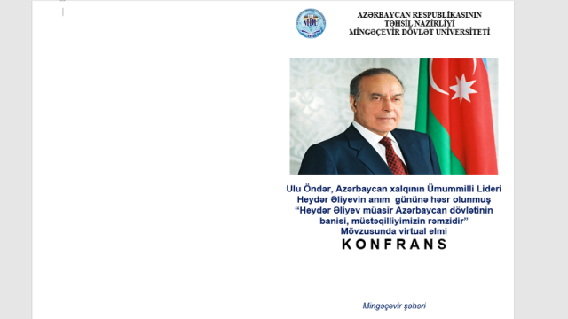 MDU-da Ulu Öndərin anım gününə həsr olunmuş elmi konfrans keçirilib - FOTO