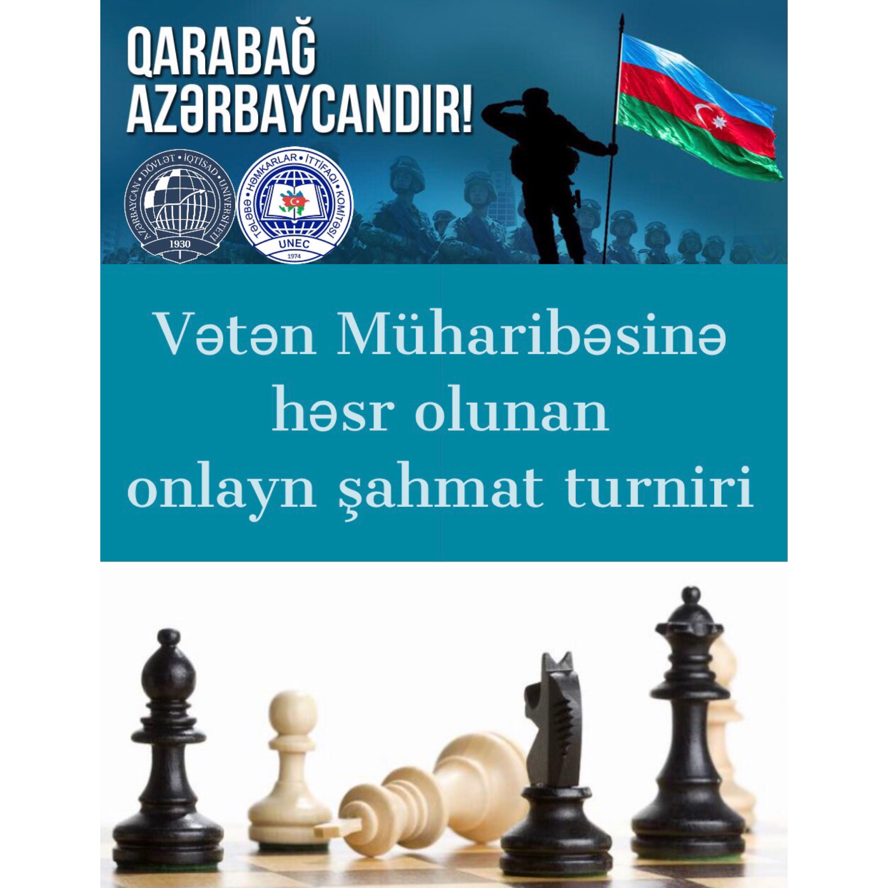 UNEC-də Vətən Müharibəsinə həsr olunan şahmat turniri keçirilib  