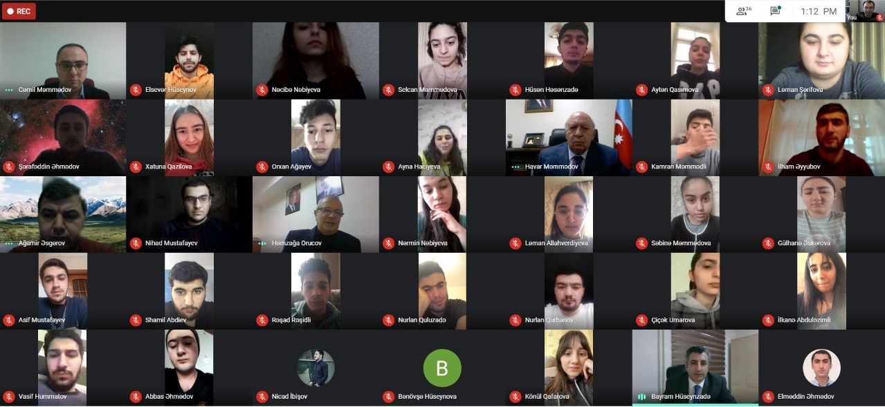 BMU-nun rektoru onlayn keçirilən imtahanları izləyib