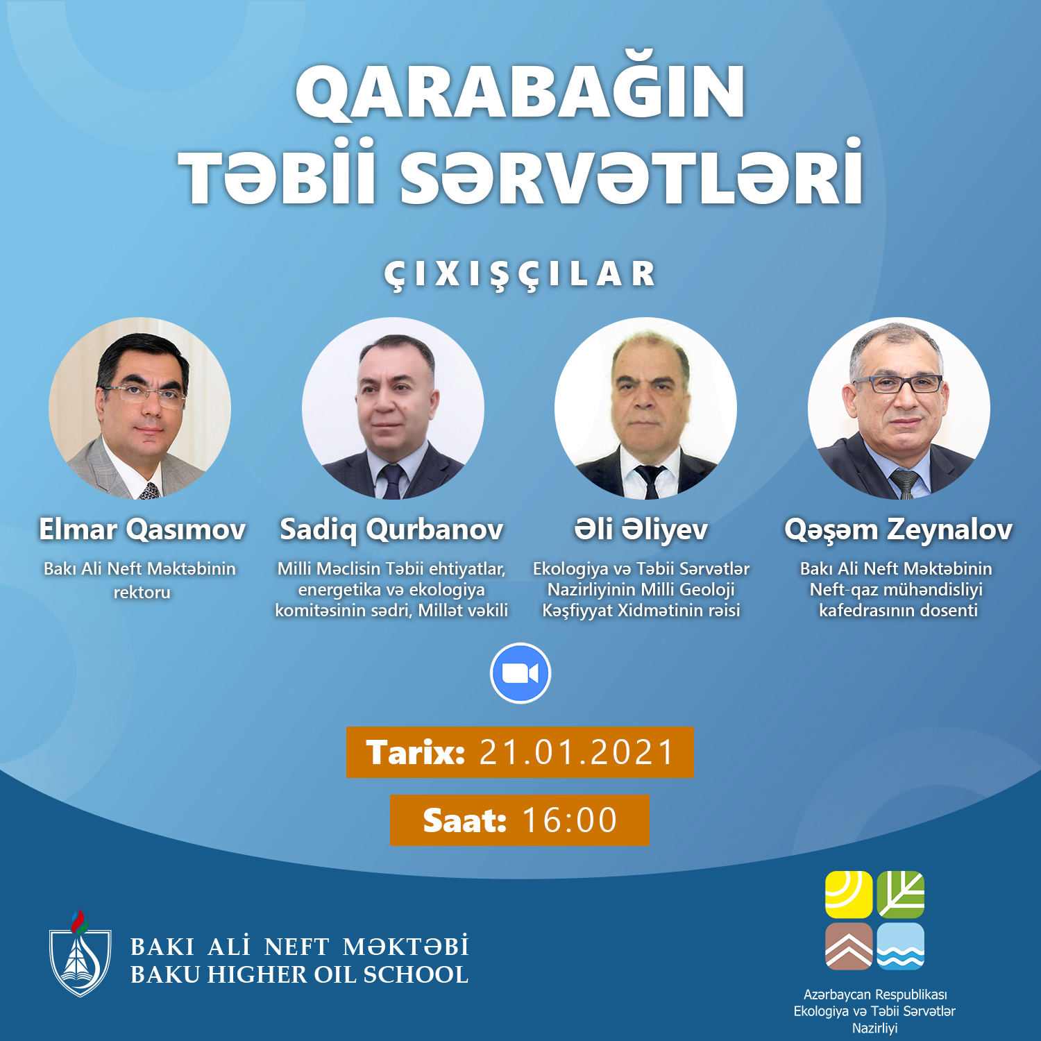   BANM-da “Qarabağın Təbii Sərvətləri” mövzusunda vebinar keçiriləcək  