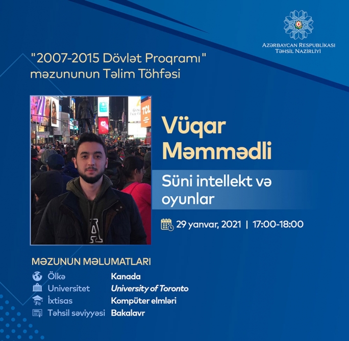 Toronto Universitetinin məzunu \