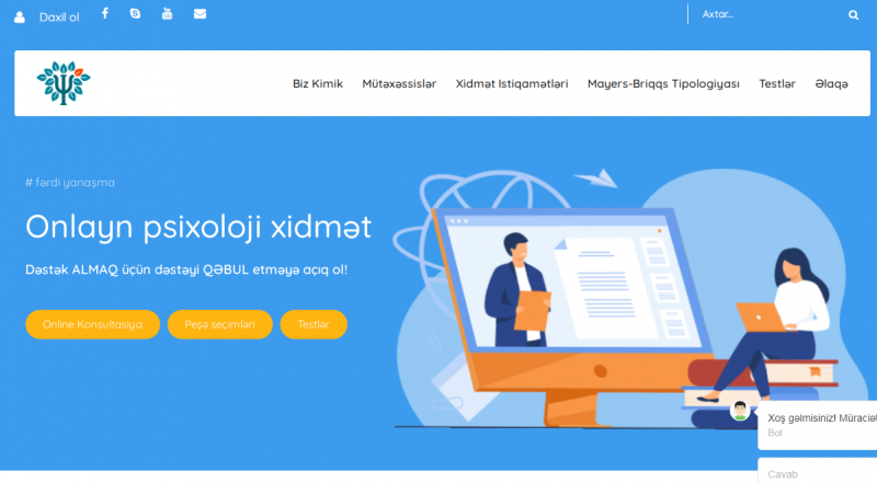 DİM-in e-psixoloq.az elektron portalı fəaliyyətə başladı