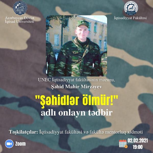 Şəhidlər ölmür: Aprel şəhidi Mahir Mirzəyev