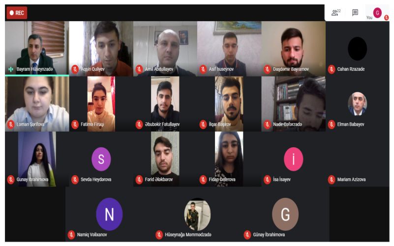 BMU-nun prorektoru universitetin tələbə təşkilatlarının rəhbərləri ilə görüşdü  