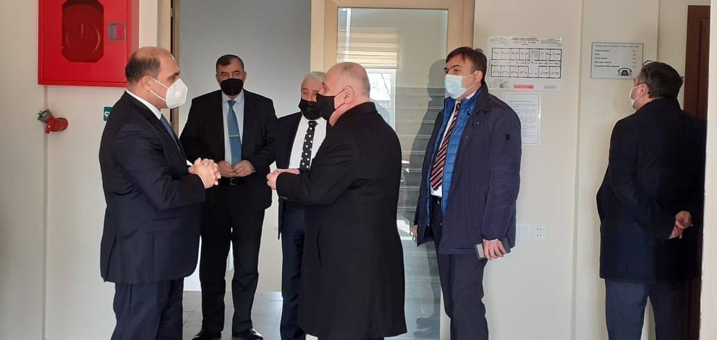 Təhsil Nazirliyinin rəsmiləri Lənkəran Dövlət Universitetində olub-FOTOLAR