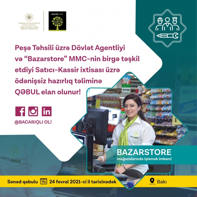 “Bacarıqlı ol” usta yanında öyrənmə proqramına start verilir